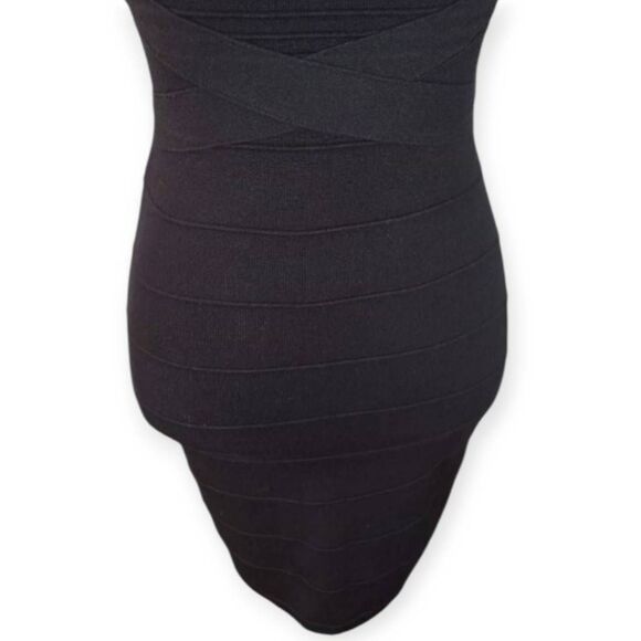 FOTEVER 21 XXI BLACK BODYCON STRAPLESS DRESS SZ.S EUC. - Picture 3 of 7